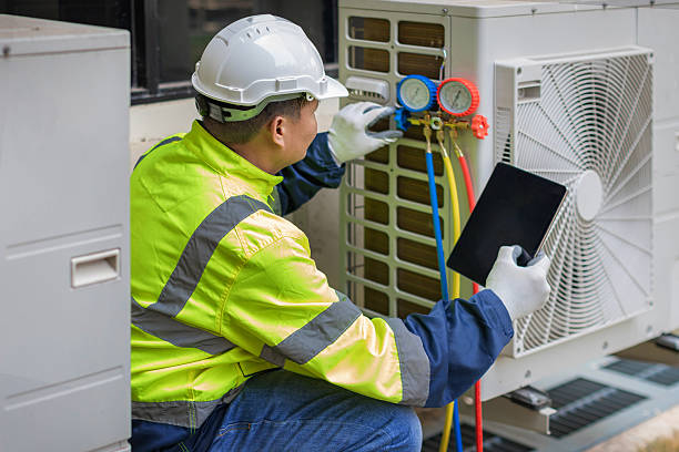 Professional Air Duct Cleaning technician working in Moravian Falls, NC